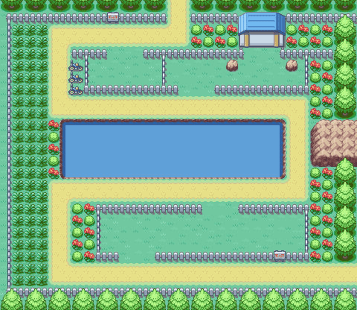 Pokepath Map Route 1